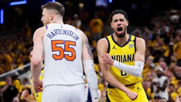 Pacers outlast shorthanded Knicks in back-and-forth thriller