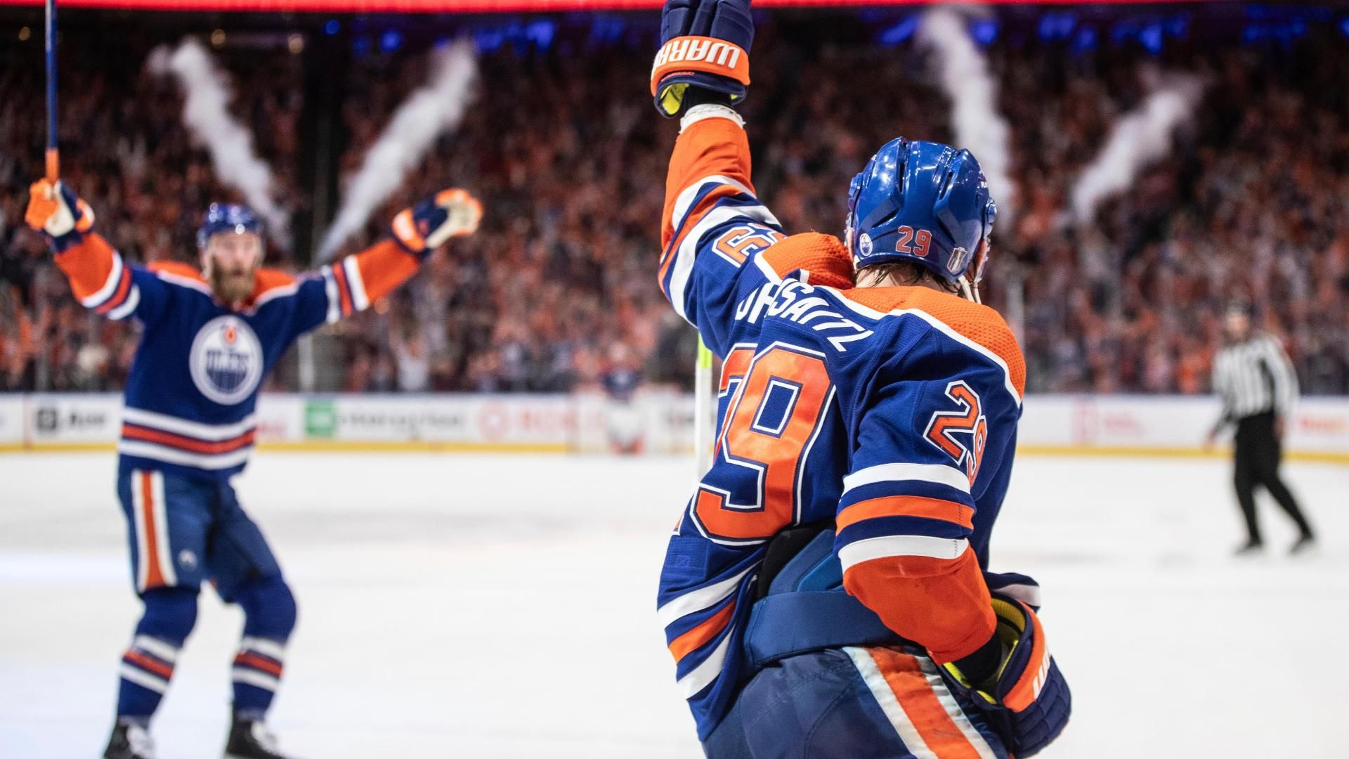 Oilers take lead with 2 goals in 51 seconds - ESPN Video