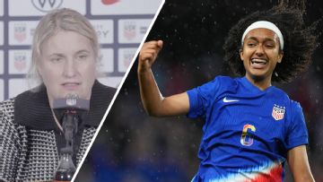 Hayes 'delighted' with USWNT youngster Lily Yohannes