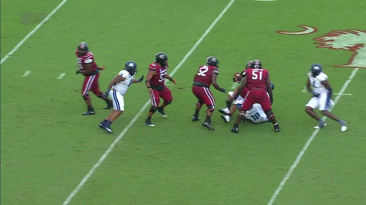 Mario thompson makes timely sack vs south carolina espn video