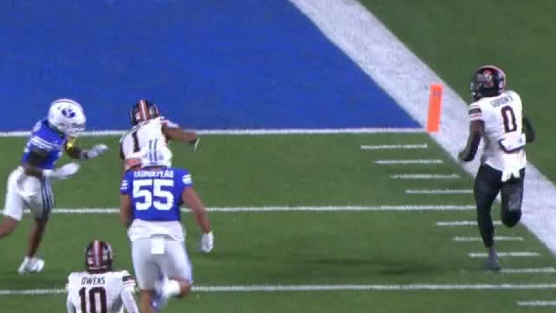 OSU's Ollie Gordon makes 50yard house call to even score ESPN Video