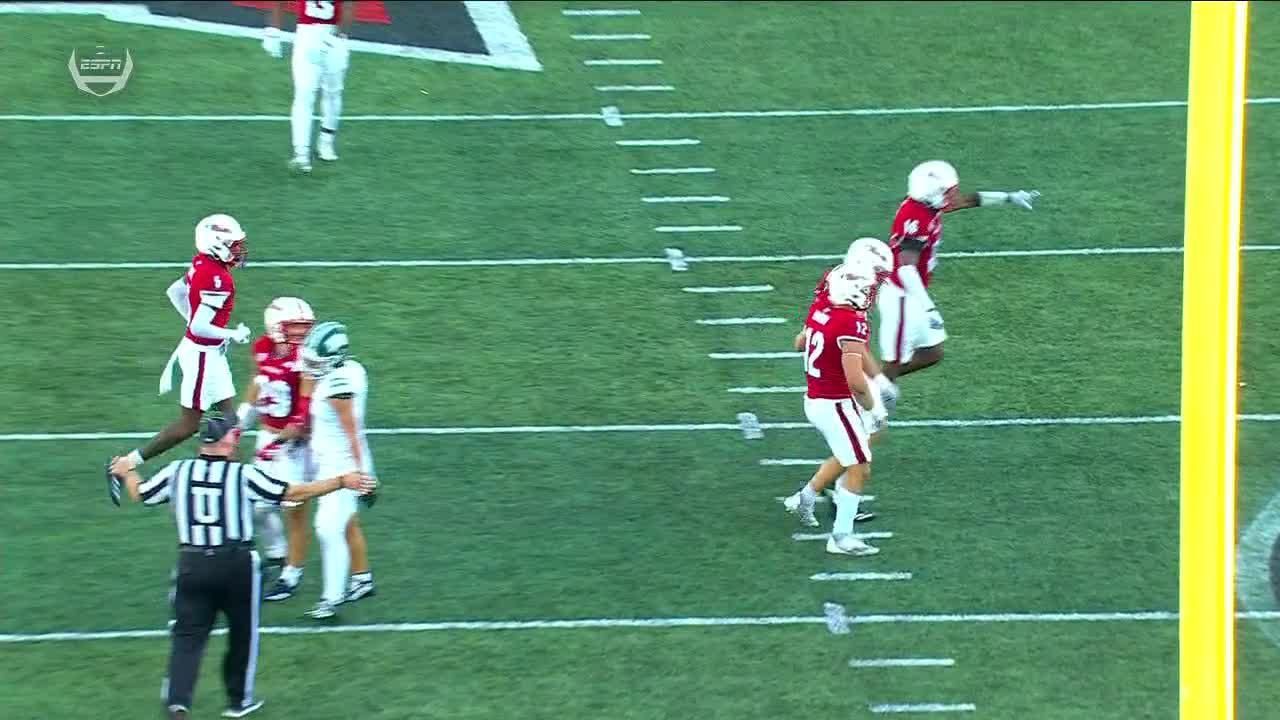 Matthew Salopek had an interception vs. Ohio ESPN Video