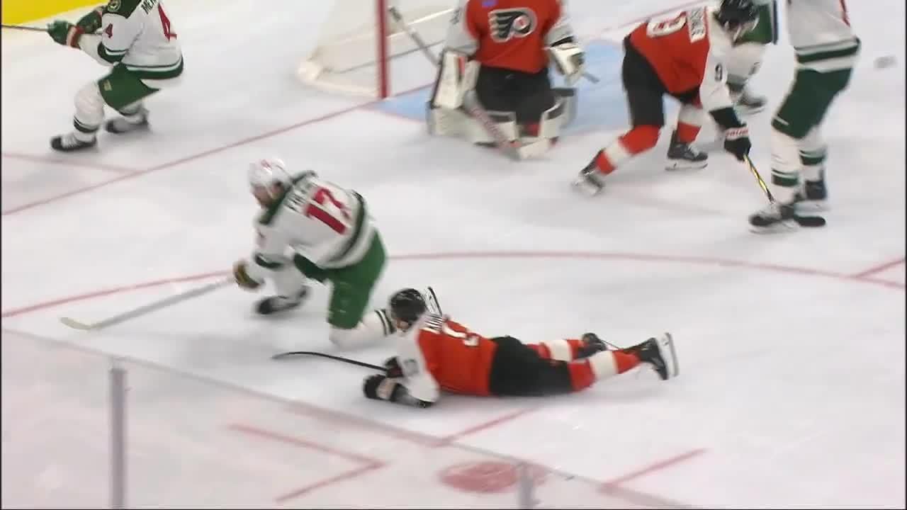 Marcus Foligno nets goal for Wild ESPN Video