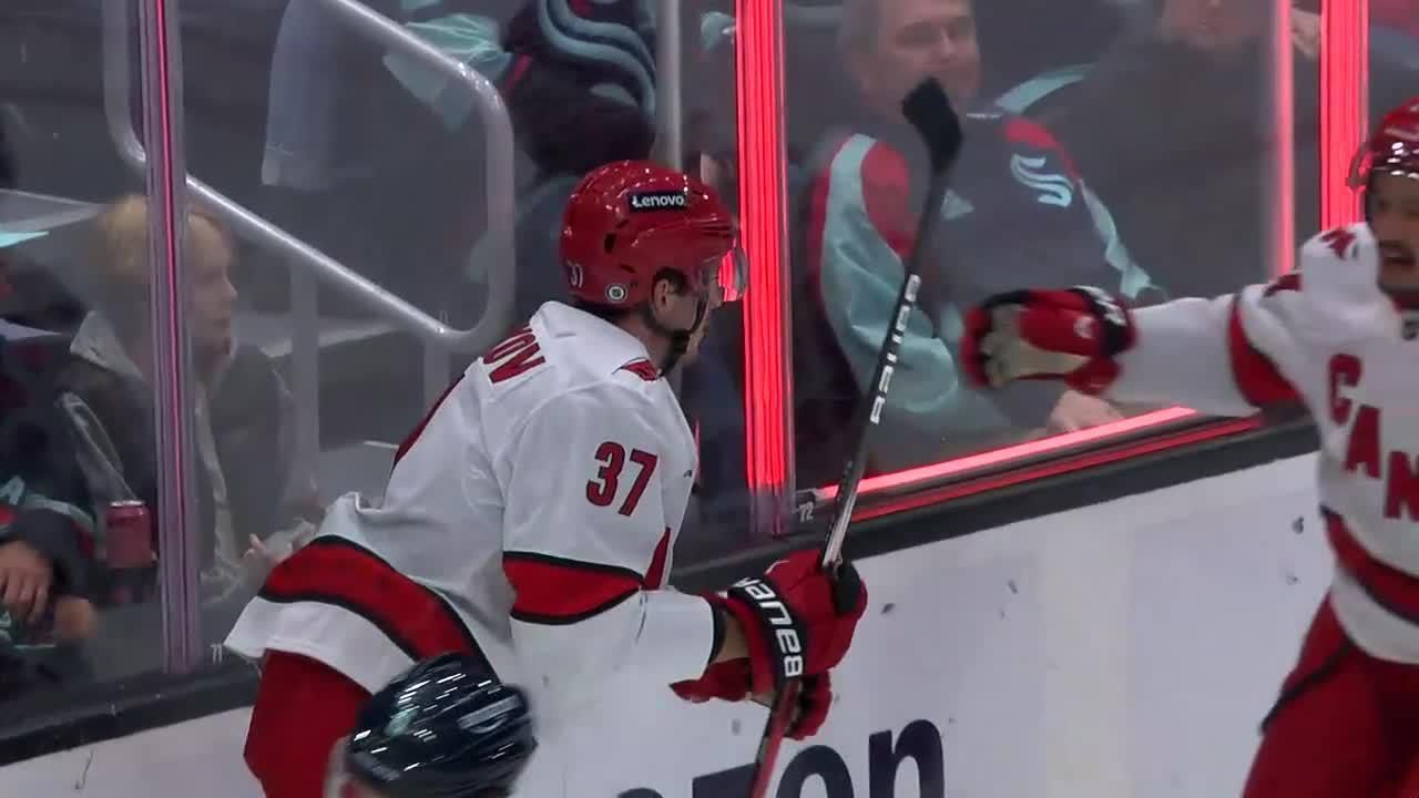 Andrei Svechnikov nets powerplay goal ESPN Video