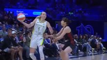 Paige Bueckers lasers dime for a Wings basket