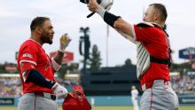 Yoan Moncada gives Angels early lead with 2-run HR