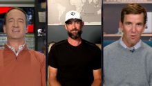 Eli, Phelps share lookalike stories on ManningCast