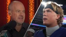 Eisen 'surprised' Giants are starting Jaxson Dart, benching Russell Wilson