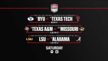 Catch ABC's amazing college football tripleheader this weekend