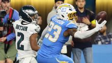 Chargers' Dicker kicks winning field goal, Jefferson's interception seals 22-19 OT win over Eagles