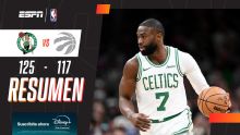 Celtics ganó un duelo clave ante los Raptors por 125-117