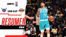 Hornets sorprenden a Lakers con show de LaMelo Ball
