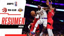 Los Lakers vuelven a la victoria con LeBron James liderando sobre los Raptors