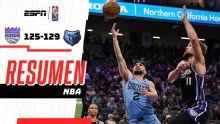 Grizzlies se imponen en final apretado y hunden a Sacramento