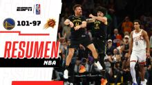 Warriors remontan en el último cuarto y vencen 101-97 a los Suns