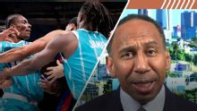 Why Stephen A. 'didn't mind' Pistons-Hornets brawl