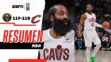 Mitchell y Harden impulsan a los Cavaliers a una victoria por 119-117 sobre Nuggets