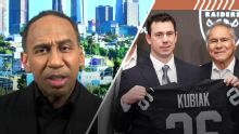 The concern Stephen A. has about Klint Kubiak with the Raiders