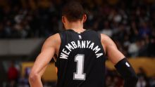 Victor Wembanyama scores 37 of 40 in 1st half, leading Spurs to 136-108 win over short-handed Lakers