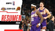 Suns derrotan a Lakers con triple de O'Neale en los últimos segundos