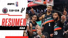 Wemby lidera remontada de los Spurs y vencen 116-112 a los Clippers
