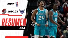 Hornets no se rinden y remontan contra Trail Blazers