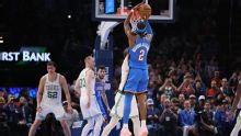 Shai Gilgeous-Alexander scores 35 and breaks Wilt's record as Thunder beat Celtics 104-102