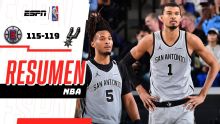 Wembanyama impulsa a los Spurs a vencer a los Clippers