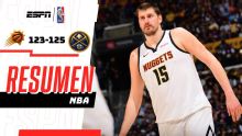 Triple-doble de Nikola Jokić y victoria agónica de los Nuggets en Phoenix