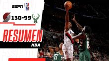 Gran actuación de Henderson lideró a un aplastante triunfo de los Trail Blazers los Bucks