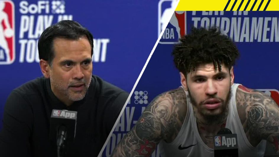 Spo: Ball should've been tossed for Adebayo trip