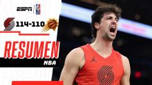¡Los Portland Trail Blazers le dan la vuelta al partido en las últimas jugadas y vencen 114-110 a los Phoenix Suns para meterse a los playoffs!