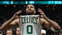 Jayson Tatum has strong return to playoffs for Celtics, who rout 76ers 123-91 in Game 1