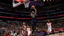 LeBron scores 28, leads short-handed Lakers past Durant's Rockets again 101-94 for 2-0 series lead