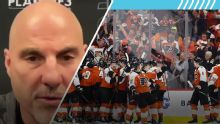 Rick Tocchet shares what it took for Flyers to knock out the Penguins