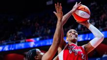 A'ja Wilson puts up 45 to power Aces past Sun