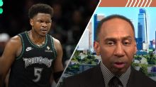 Why Stephen A. takes issue with Anthony Edwards' early handshakes with Spurs