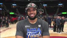 KAT after sweeping Cavs: 'It's a good time to be peaking as a team'