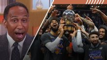 Stephen A. can't contain his excitement over Knicks' title chances