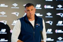 Mike Vrabel addresses media for 1st time since missing Day 3 of draft