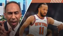 Why Stephen A. believes Brunson has more pressure than Wemby to win title