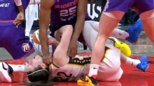 Kahleah Copper scores 28, Mercury beat Fever 111-109 as Clark leaves due to back injury