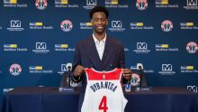 AJ Dybantsa embracing new beginnings in D.C., unveils No. 4 jersey