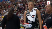 La expulsión de Betnijah Laney-Hamilton ante Toronto Tempo