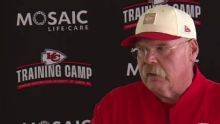 Andy Reid offers support to Eric Bieniemy and his family