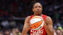 Clark and Mitchell lead Fever to their 4th straight victory, 105-95 over the Storm