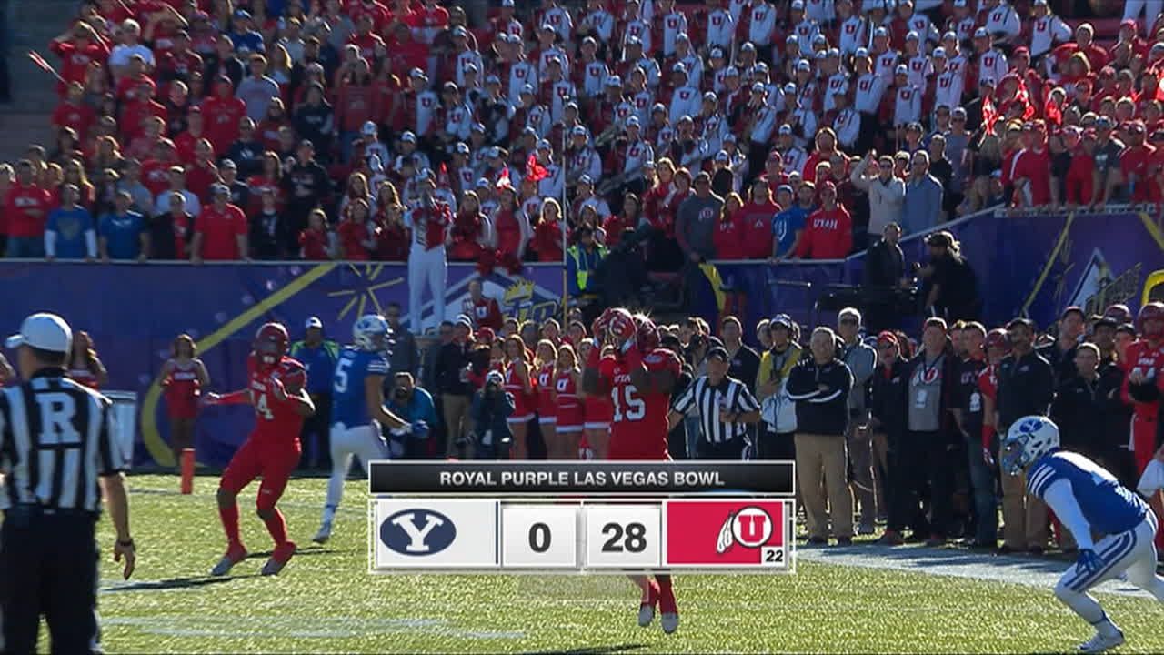 Utah Utes beat BYU Cougars in Las Vegas Bowl Holy War - ESPN - Stats ...