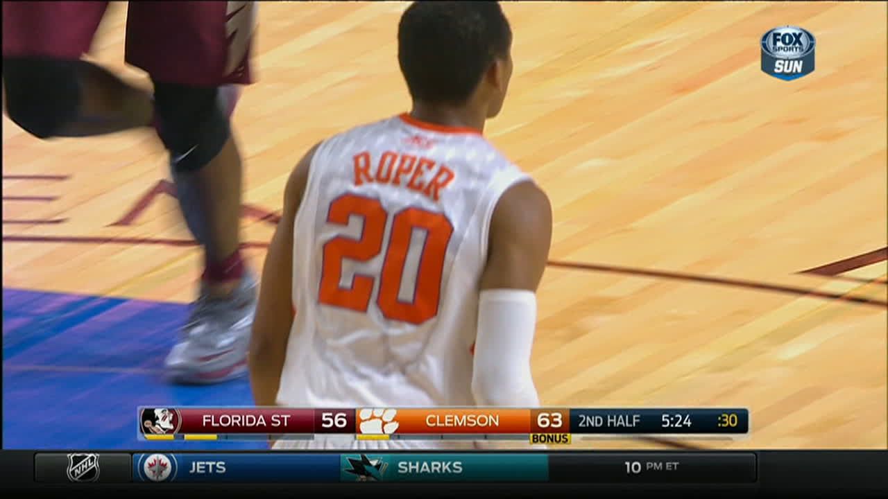 Jordan Roper J. Roper made Three Point Jumper. Assisted by D. Grantham. - ESPN Video