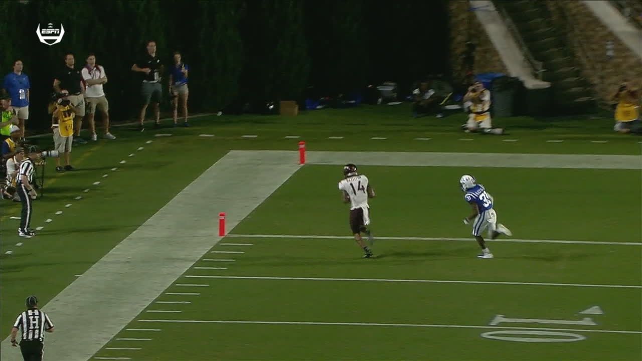 VT WR grabs the 27-yard TD - ESPN Video