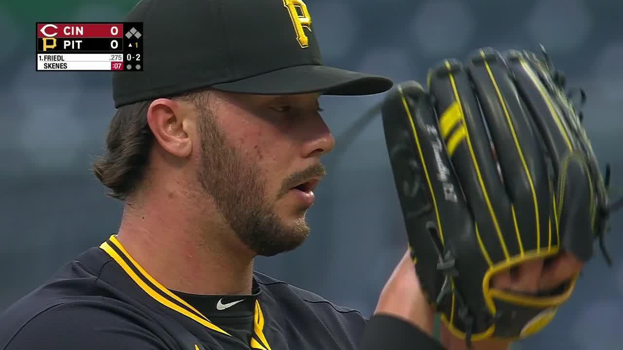 Skenes allows career-worst 7 hits, still blanks Reds